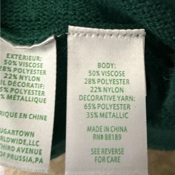 Lilly Pulitzer Women's Sevie Evergreen Sweater XL NWT $138 - Picture 6 of 8